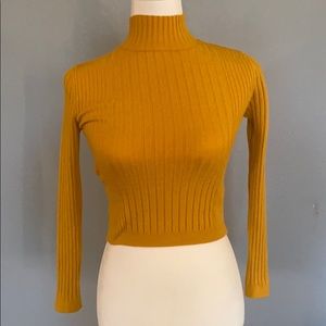 Yellow Turtle Neck